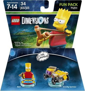 LEGO Dimensions 71211 Fun Pack (Bart Simpson + Gravity Sprin