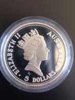 Australië. 5 Dollars 1990 Kookaburra, 1 oz .999 Proof