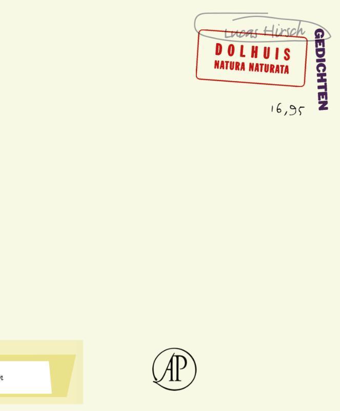 Dolhuis 9789029586139 Lucas Hirsch, Boeken, Gedichten en Poëzie, Gelezen, Verzenden