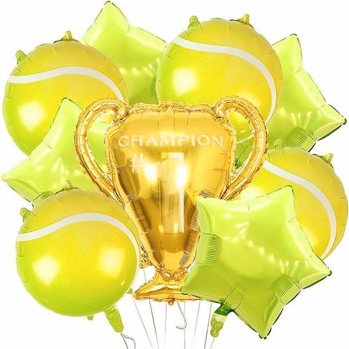 Tennis Champion folie ballonnen set 9-delig, Sport en Fitness, Tennis, Nieuw, Overige merken, Overige typen, Verzenden