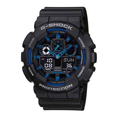 Casio - GA-100-1A2ER - black, Sieraden, Tassen en Uiterlijk, Horloges | Dames, Verzenden
