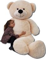 XXL Teddybeer Beige 220cm | Retourdeal 35% Korting, Ophalen of Verzenden, Nieuw, Beer