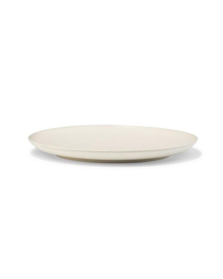 051 Dinerbord Ø26cm PUUR reactief glazuur gebroken wit, Huis en Inrichting, Keuken | Servies, Nieuw, Verzenden