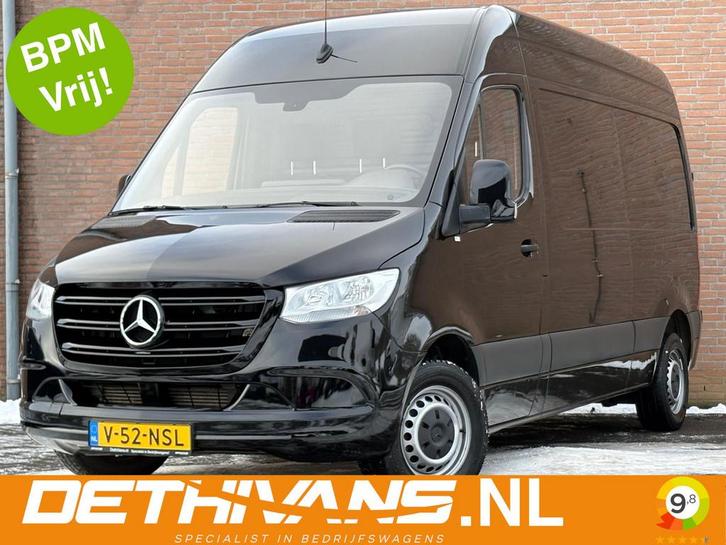 Zakelijke Lease |  Mercedes-Benz Sprinter 211CDI L2H2 Carpla, Auto's, Bestelauto's, Onderhoudsboekje, Lease, Grijs, Handgeschakeld