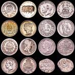 Wereld. Conjunto de ocho (8) monedas de plata  (Zonder
