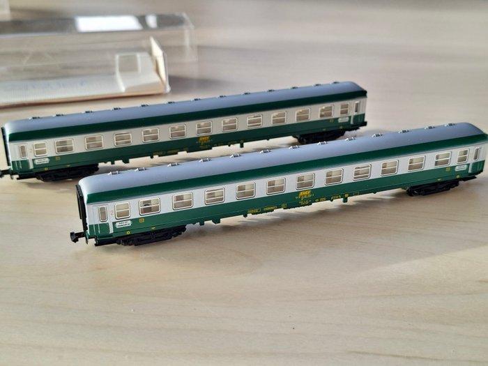 Fleischmann N - 8152 - Modeltrein personenwagen (2) -, Hobby en Vrije tijd, Modeltreinen | N-Spoor