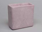 Cement flowerpot high roze 22x11x20. 5cm. large mooie, Hobby en Vrije tijd, Ophalen of Verzenden, Nieuw