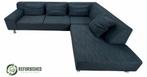 Blauw gemêleerde hoekbank 4-zits – Modern design €299,95, Huis en Inrichting, Banken | Bankstellen, 250 tot 300 cm, Gebruikt, Hoekbank