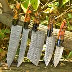 Keukenmes - Hars, met de hand gemaakt gesmeed staal - Noord