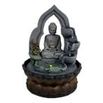 Boeddha Sier Waterval - LED Verlichting - Zen Garden Feng, Tuin en Terras, Verzenden, Nieuw