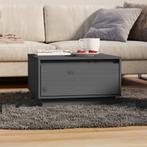 vidaXL Salontafel 55x56x32 cm massief grenenhout grijs, Huis en Inrichting, Tafels | Salontafels, 50 tot 100 cm, Verzenden, Nieuw