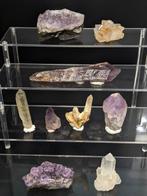 1010 g - Top Quartz Collectie – 9 Fijn Voorgeloten Citrien,, Verzamelen, Mineralen en Fossielen