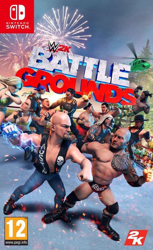 Switch WWE 2K Battlegrounds, Spelcomputers en Games, Spelcomputers | Nintendo Switch, Zo goed als nieuw, Verzenden