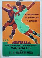Tormo - Mestalla, Valencia F.C. vs F.C. Barcelona - Art decó, Antiek en Kunst