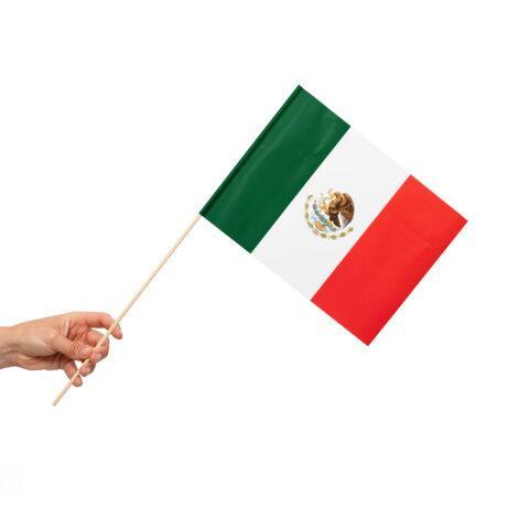 Zwaaivlaggetjes Mexico 20x30cm (10st), Hobby en Vrije tijd, Feestartikelen, Nieuw, Ophalen of Verzenden