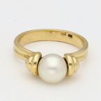 Ring - 18 karaat Geel goud Diamant (Natuurlijk) - Parel, Nieuw