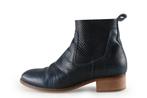 Manfield Enkellaarzen in maat 38 Blauw | 10% korting, Lage of Enkellaarzen, Zo goed als nieuw, Manfield, Verzenden