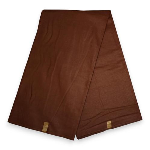 Bruine Stof egaal - Bruin effen kleur - 100% katoen, Hobby en Vrije tijd, Stoffen en Lappen, Nieuw, Ophalen of Verzenden