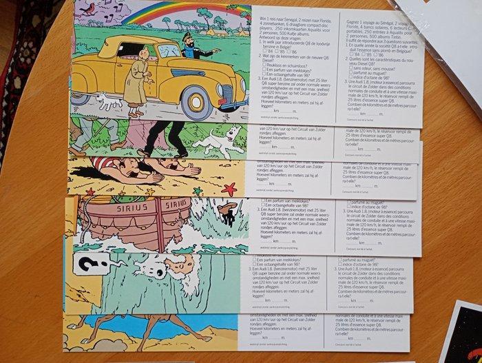 Tintin - 12 Set van 12 documenten - ansichtkaarten / eerste, Boeken, Strips | Comics