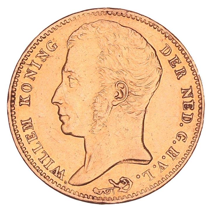 Gouden 10 Gulden Willem I 1840 Pr, Postzegels en Munten, Munten | Nederland, Verzenden