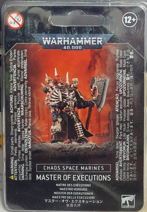Chaos Space Marines Master of Executions (Warhammer 40.000, Hobby en Vrije tijd, Wargaming, Nieuw, Ophalen of Verzenden