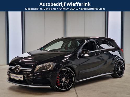 Mercedes-Benz A-Klasse AMG 45 4MATIC 361pk | Kuipstoelen |, Auto's, Mercedes-Benz, Lease, Automaat, Hatchback, Benzine, Plug-in hybride