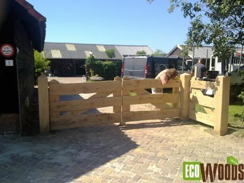 Looppoortje Boerenlandhek (Breedte: 1.00m, Soort: Eiken), Tuin en Terras, Tuinhekken en Hekwerk, Ophalen of Verzenden