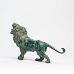 Beeld, No RESERVE PRICE - Majestic Dark Green Patinated, Antiek en Kunst
