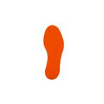 Voetstap voor vloermarkering - Oranje - Vlak -, Verzenden