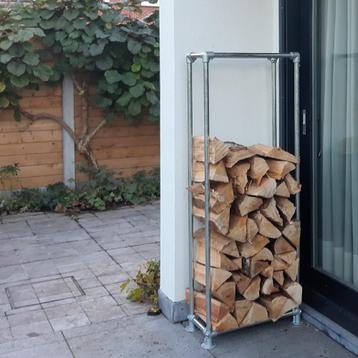 Haardhout opslag Kalmar | Staal 33.7 mm | Vloer | DIY van St beschikbaar voor biedingen