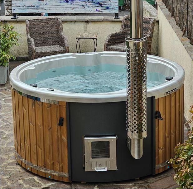 Stel jouw eigen Vanamo Hottub samen – vanaf €3.525,-, Tuin en Terras, Bubbelbaden en Hottubs, Nieuw, Afdekzeil, Filter, Pomp, Trap