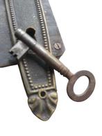 Art Deco Deurklink (6) - 1920-1930 - Ensemble handgrepen art, Antiek en Kunst, Curiosa en Brocante