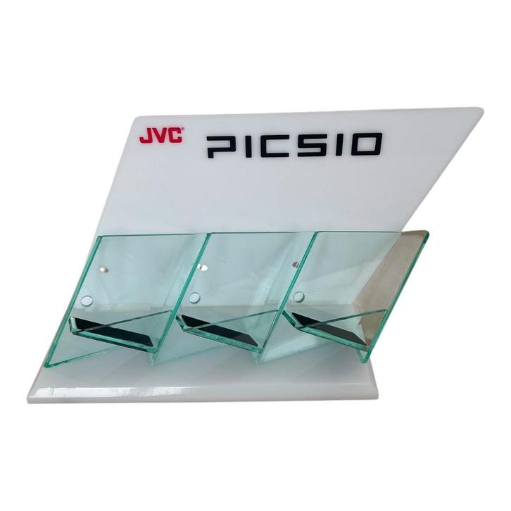 JVC Picsio Display Standaard – Vintage Winkeldisplay met 3 V, Audio, Tv en Foto, Fotografie | Fotostudio en Toebehoren, Zo goed als nieuw