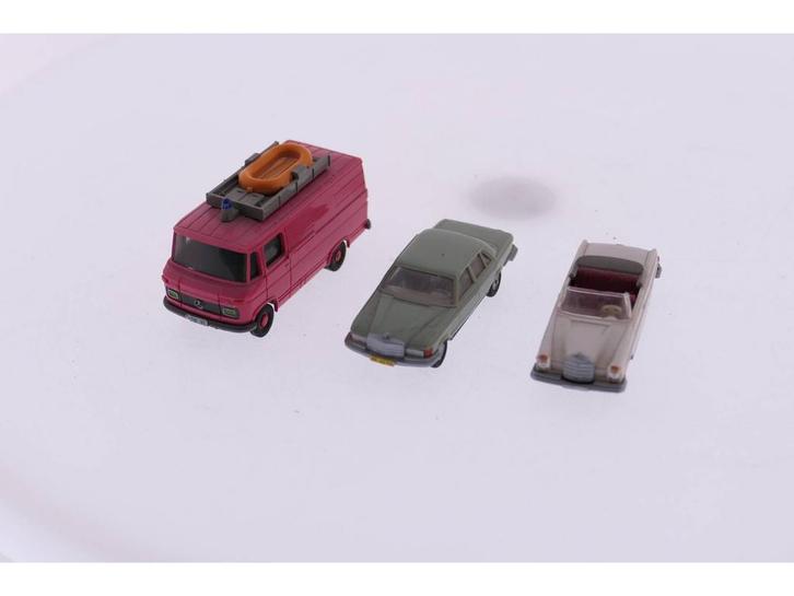 Schaal H0 Set Automodellen Wiking 27 - Wiking 15C - Wikin..., Hobby en Vrije tijd, Modeltreinen | H0, Gebruikt, Analoog, Ophalen of Verzenden