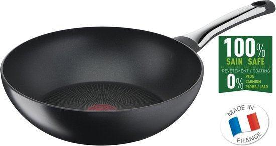 Tefal Excellence Wokpan - Thermo-Signal™ - Titanium, Huis en Inrichting, Keuken | Potten en Pannen, Verzenden