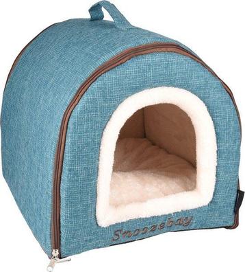 Slaapplaats Snoozebay Ovaal Blauw & Creme & Bruin beschikbaar voor biedingen