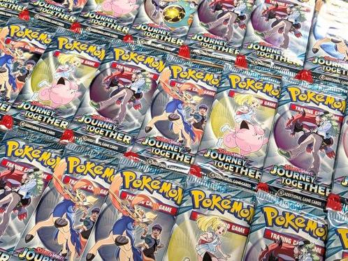 Pokémon - 10 Booster pack - Scarlet Violet Journey Together, Hobby en Vrije tijd, Verzamelkaartspellen | Pokémon