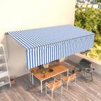vidaXL Luifel handmatig uittrekbaar met rolgordijn 6x3 m, Tuin en Terras, Verzenden, Nieuw