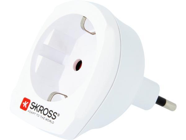 Veiling - 2x SKROSS - Reisadapter - Europa naar Zwitserland, Doe-het-zelf en Verbouw, Elektra en Kabels