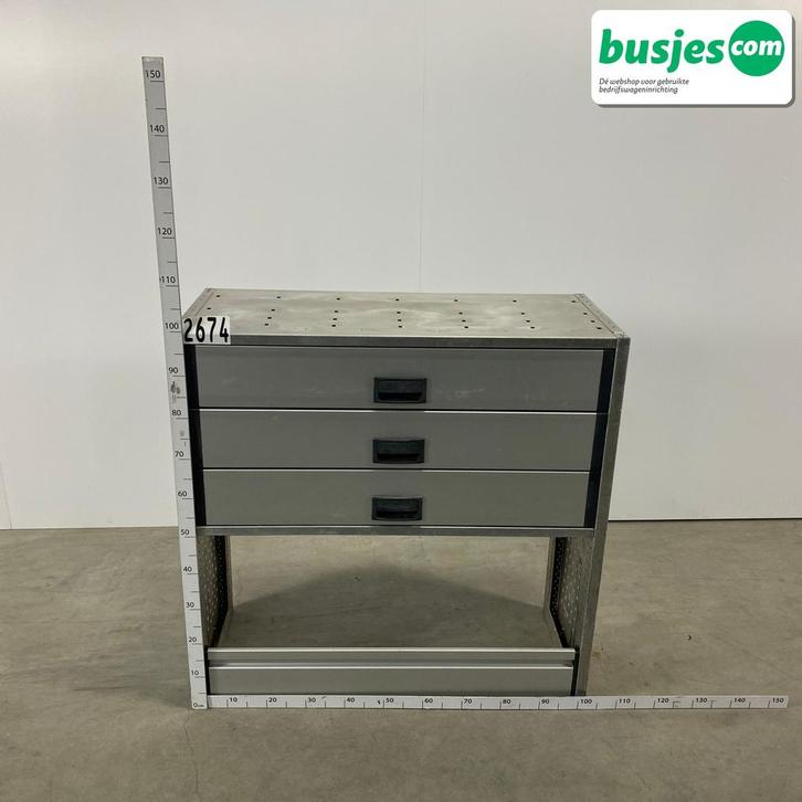 Aluca bedrijfswageninrichting 1010x420x1000mm (2674), Auto diversen, Overige Auto diversen, Ophalen of Verzenden