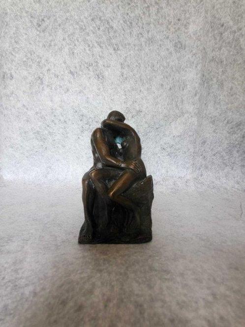 sculptuur, Le Baiser de Rodin - 14 cm - Brons, Antiek en Kunst, Curiosa en Brocante