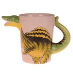 Beker - Dinosaurus Spinosaurus Groen/Grijs - Keramiek - 350m, Ophalen of Verzenden, Nieuw