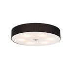 Landelijke plafondlamp zwart 70 cm - Drum, Nieuw, Overige materialen, Modern