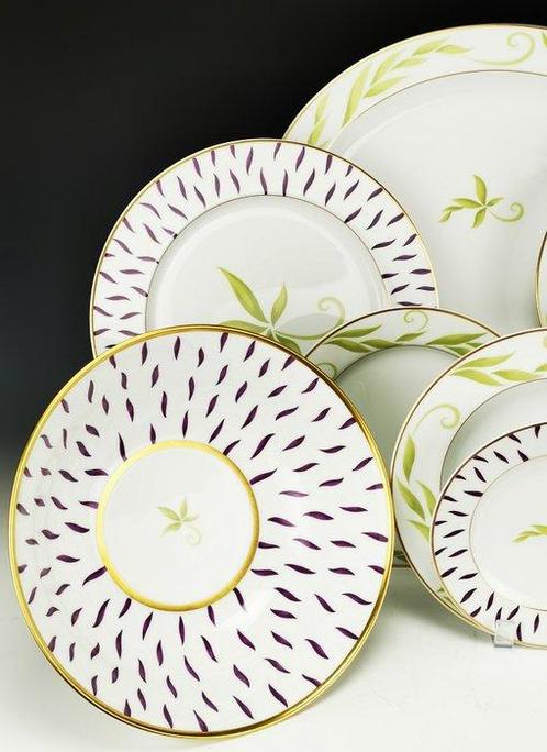 Bernardaud - Hervé Van der Straeten - Eetservies voor 12, Antiek en Kunst, Antiek | Meubels | Tafels