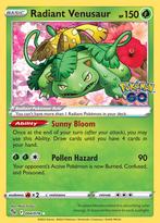 Radiant Venusaur 004/078 Pokémon Go, Hobby en Vrije tijd, Verzamelkaartspellen | Pokémon, Ophalen of Verzenden, Nieuw, Losse kaart