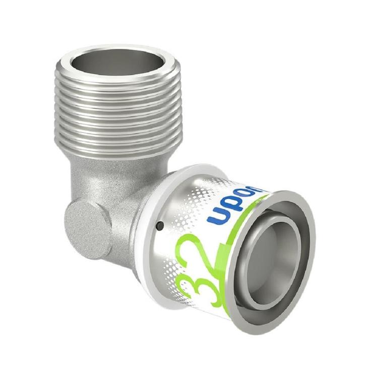 Uponor MLC perskoppeling knie 32 x 1 buitendraad, Doe-het-zelf en Verbouw, Buizen en Afvoer, Ophalen of Verzenden