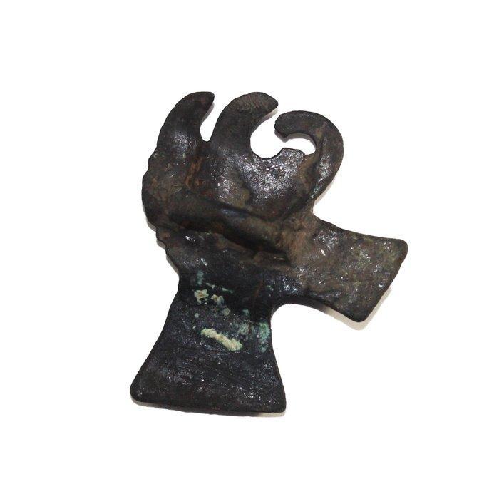 Scythisch Brons Skyten - Beschlag met geitenkop - geweldig, Antiek en Kunst, Antiek | Overige Antiek