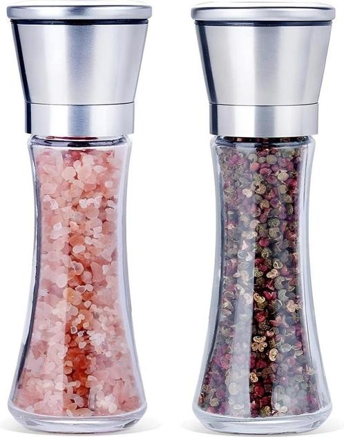 HI NATURE™ Luxe kwaliteit Peper en Zoutmolen set 2 stuks -, Huis en Inrichting, Keuken | Keukenbenodigdheden, Zo goed als nieuw