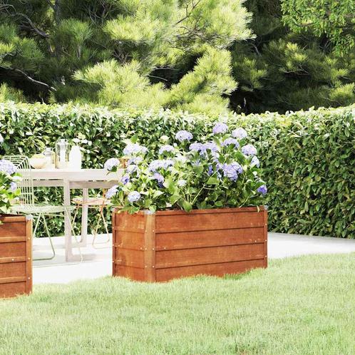 vidaXL Plantenbak verhoogd 100x40x45 cm cortenstaal roestig, Tuin en Terras, Bloembakken en Plantenbakken, 100 cm of meer, Nieuw