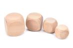 Set van 100 houten dobbelstenen, maat: groot (25 mm), Nieuw, Ophalen of Verzenden